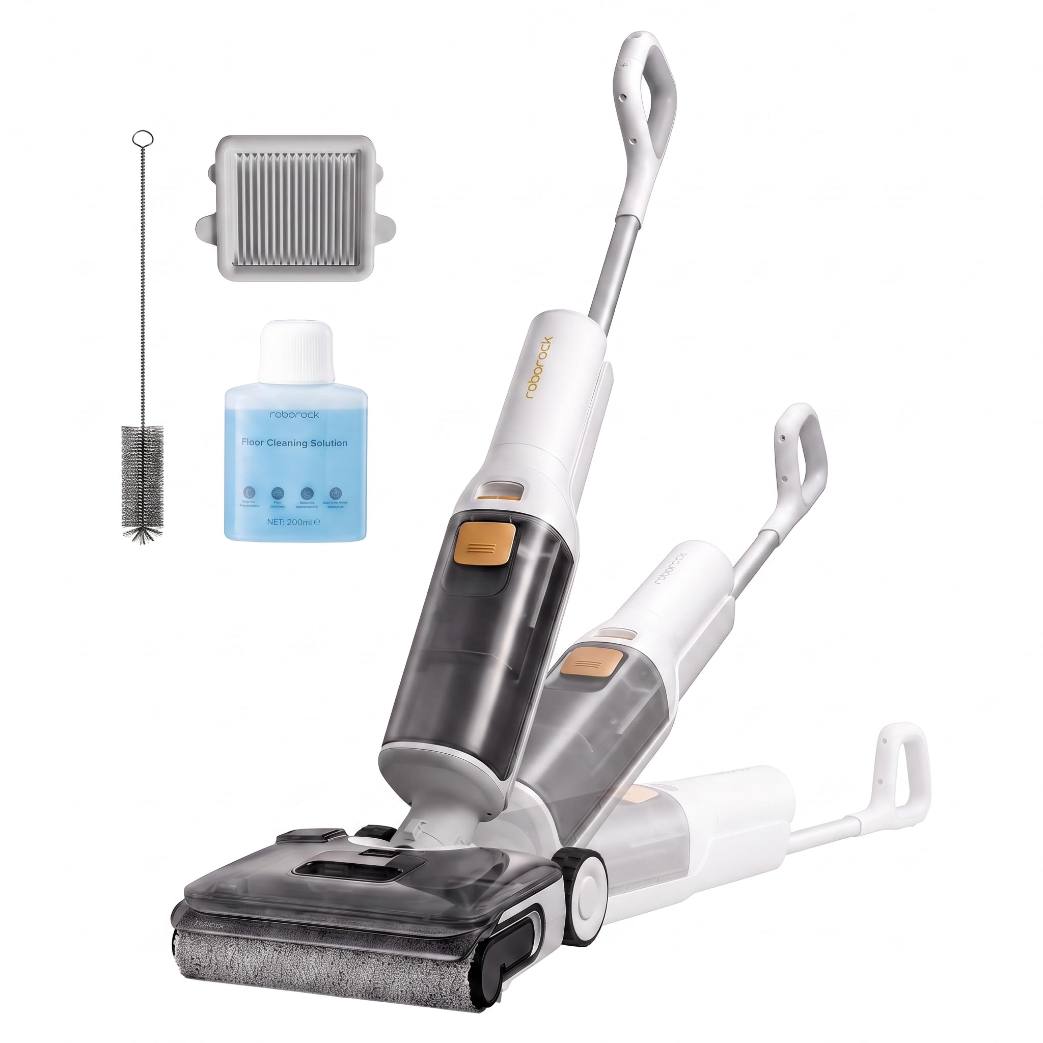 Roborock F25 GT Gen 2 Aspiradora en seco y húmedo, combo de trapeador aspirador inalámbrico