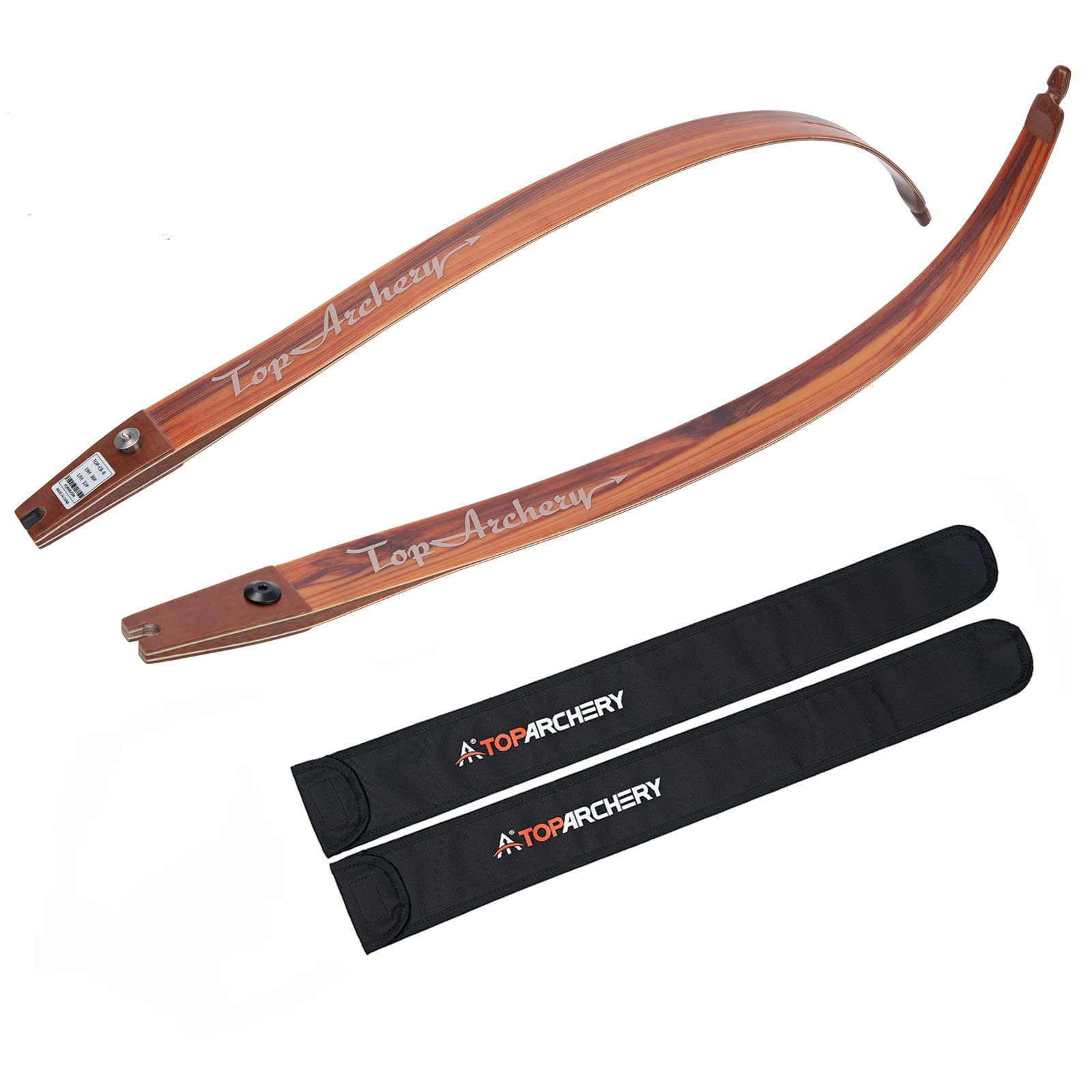 TOPARCHERY 60" 62" Archery ILF Recurve Bow Limbs ILF Device ILF Bow Limbs 25-62lbs Compatible for 17" 19" Riser for Adult/Beginner Archery Hunting Shooting Targeting Bow (62"/60", 35lbs/37lbs)