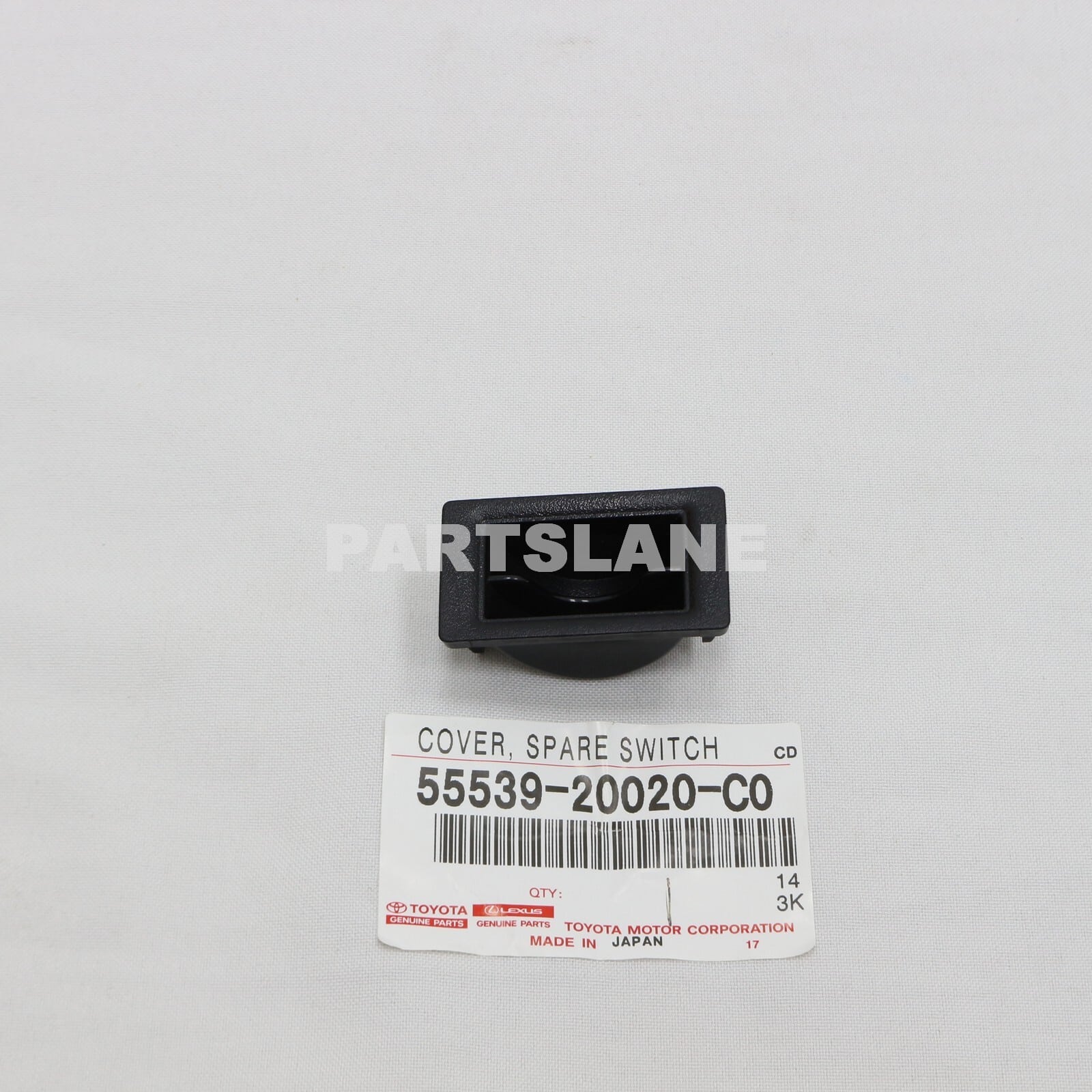 55539-20020-C0 Toyota OEM Genuine COVER, SPARE SWITCH HOLE 1 55539-20020-C0 Toyota OEM Genuine COVER, SPARE SWITCH HOLE