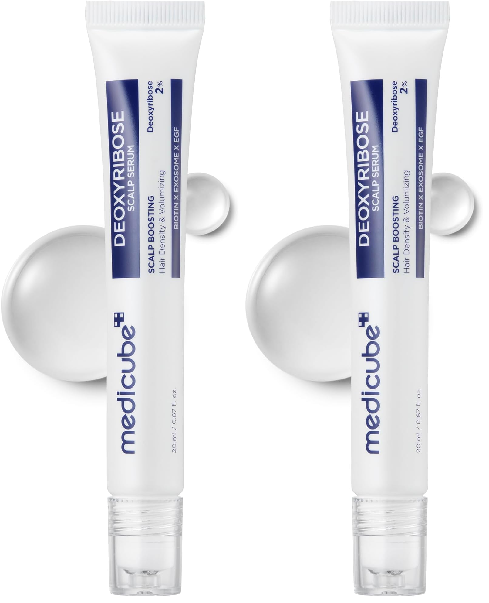 medicube Scalp Serum with Deoxyribose for Fuller Looking Hair (Pack of 2)