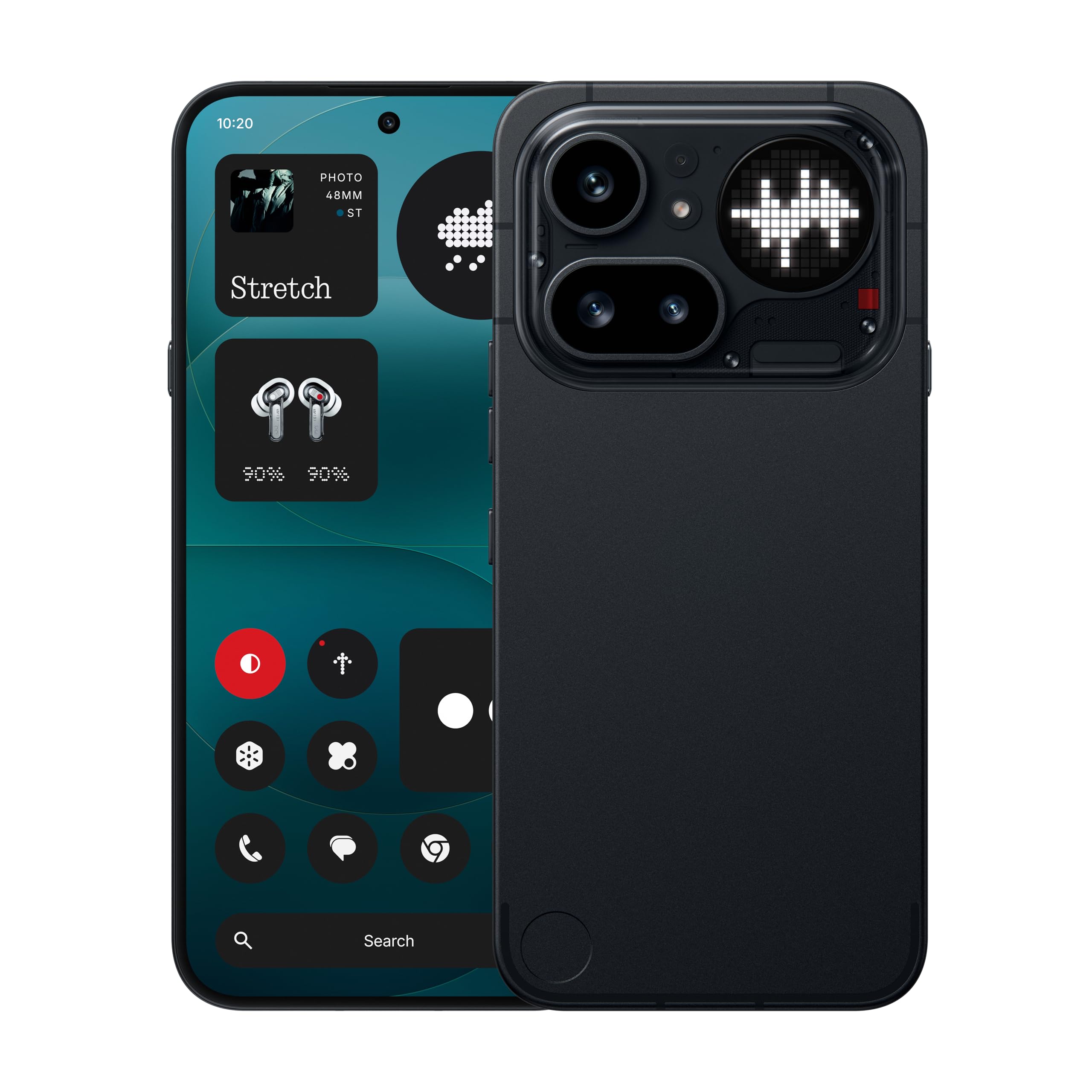 Nothing Phone (4a) Pro Cell Phone 2026 New, Unlocked Android 16 Smartphone, Triple-Lens Camera, AI Photo Edits, 6,83" 144Hz AMOLED Display, 5080mAh Battery, Dual-SIM Glyph Matrix (Black, 12+256GB)